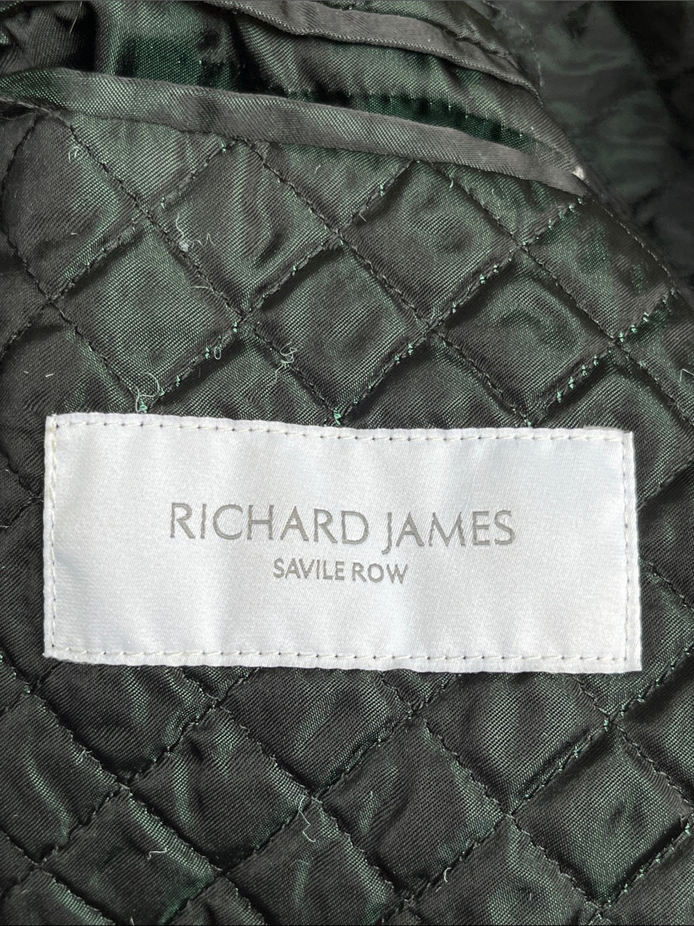 Richard James Navy Double-Breasted Pea Coat Wool Mohair Cashmere - Picture 6 of 8